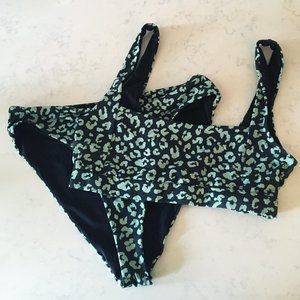 Charlie Holiday/Anthropologie bikini set (L)